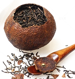 功夫茶小青柑普洱茶