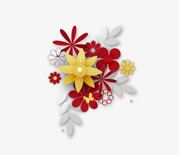 3D微立体创意花朵装饰
