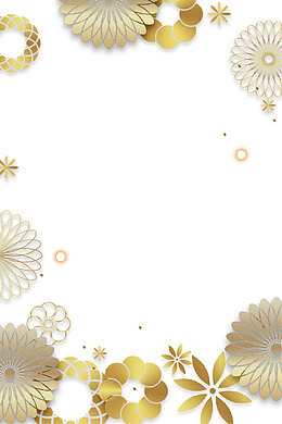 3D立体剪纸花朵创意装饰PNG