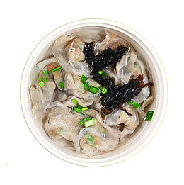 产品实物紫菜葱花混沌