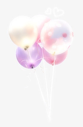 浪漫缤纷悬浮气球
