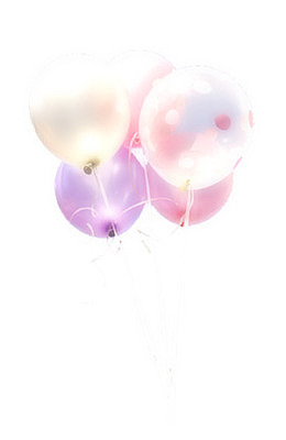 浪漫缤纷悬浮气球