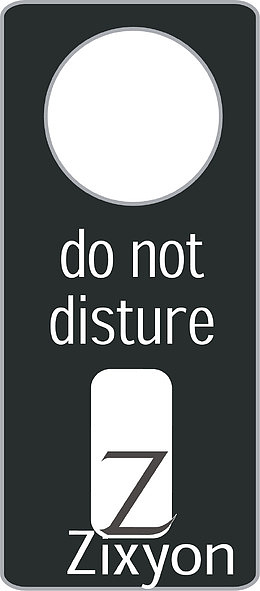 矢量企业公司办公提示牌VI样机