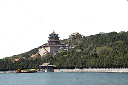 横梁吊顶摄影图