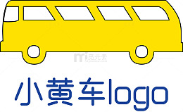 黄色小黄车矢量buy卡通小黄车