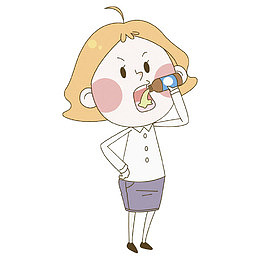 吃药的女人