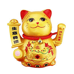 生意兴隆金色招财猫
