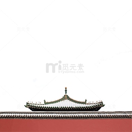 冬季沈阳故宫古典房顶