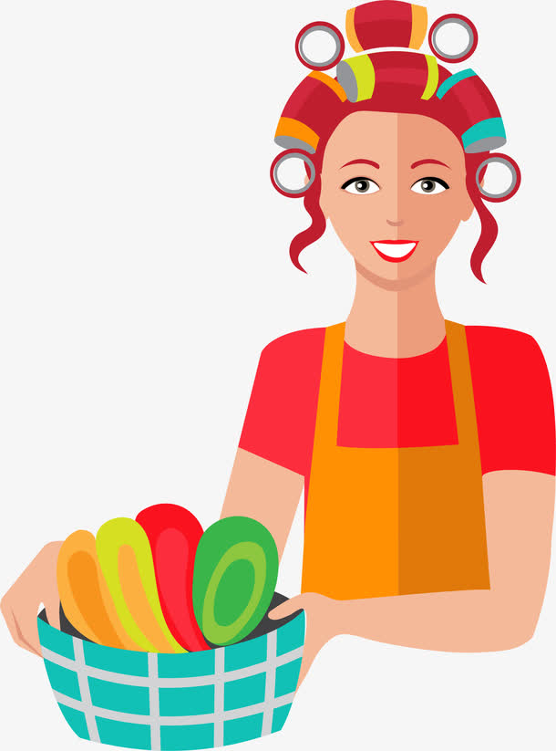 关键词 : 卡通,洗水果,烫发,家庭主妇,矢量图案,人物[声明] 觅元素