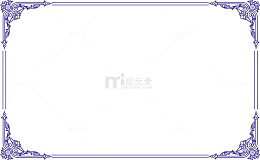 蓝色花纹