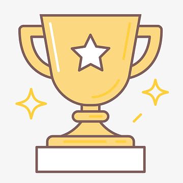 手绘风手拿冠军奖杯png金色星星奖杯诸png金色女性奖杯psdpng高清颁奖