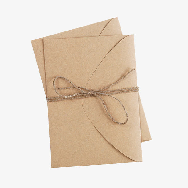 复古超厚牛皮纸信封素材免费下载_觅元素