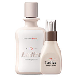 美容护肤品静物场景智能贴图样机