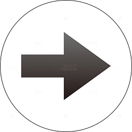 向右圆圈黑色箭头图标矢量素材