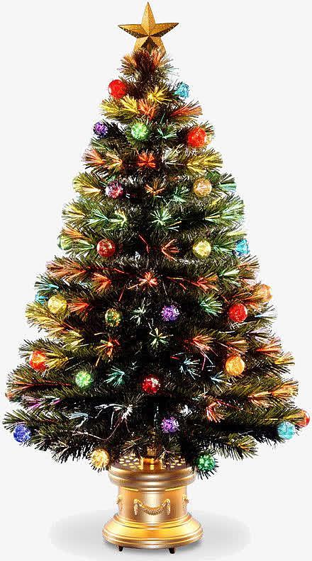 装饰圣诞树彩色装饰星星