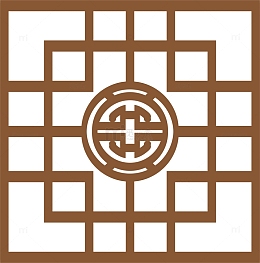 中式的古典古风窗棂