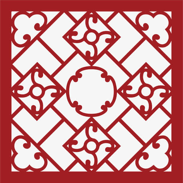 纹理古典古风窗棂