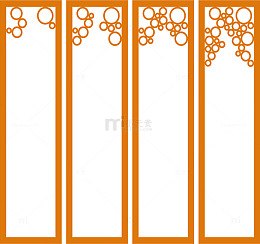 一套古典古风窗棂