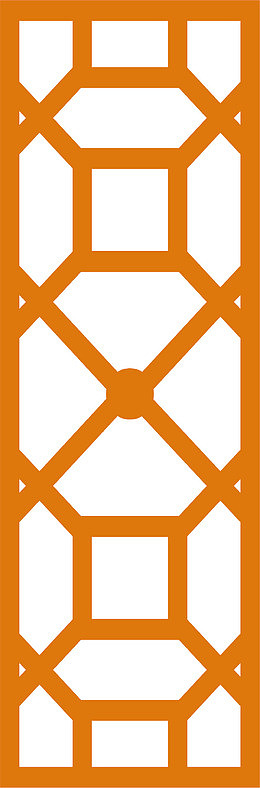 黄色的古典古风窗棂