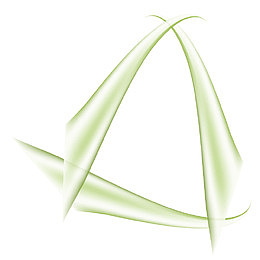 绿色光线框效果透明png