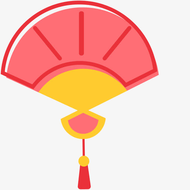 中国风矢量扇形装饰图案