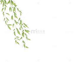 树叶风吹绿叶