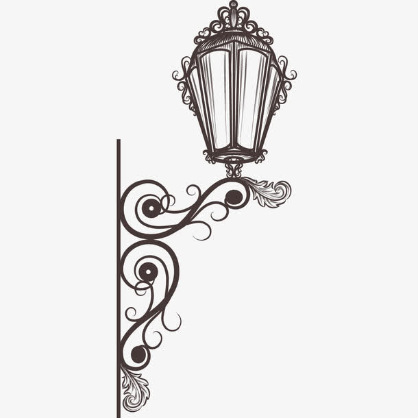 手绘欧式复古装饰灯