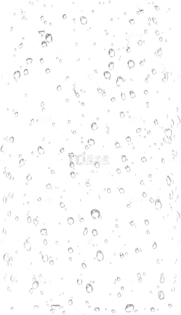 窗户上的水珠气泡