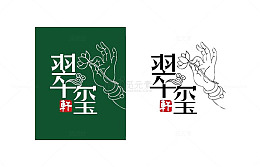 翠玺轩翡翠佛手莲花标志