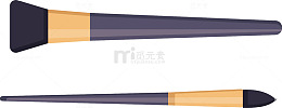矢量美容美妆护肤品小图标笔刷