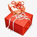 箱圣诞节礼物彩盒红christmas2