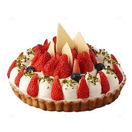 冰淇淋草莓蛋糕