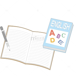 英文图案书皮的英语书