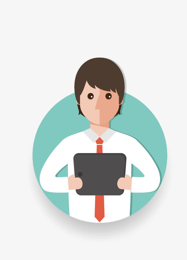 卡通办公人物素材免费下载_觅元素