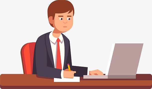 卡通工作人物图素材_卡通工作人物图图片元素-觅元素