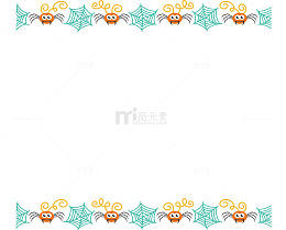 蜘蛛网边框