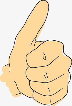 可爱手指矢量素材素材_可爱手指矢量素材图片元素-觅元素