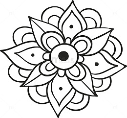 简易花朵图