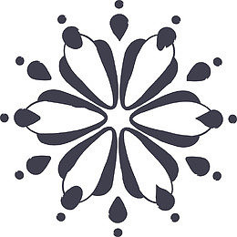 矢量曼陀罗花