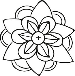 简易手绘曼陀罗