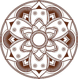 曼陀罗矢量图