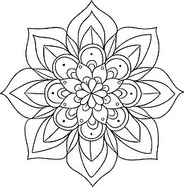 简易曼陀罗矢量图