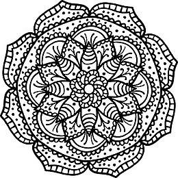 服装花纹手绘图