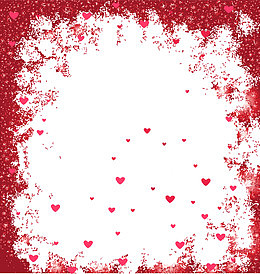 红色情人节爱心框架