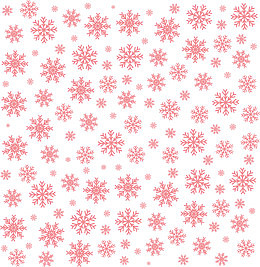 冬日红色雪花背景