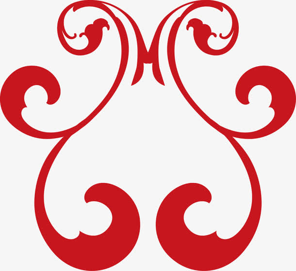 曲线的全新中式花纹素材免费下载_觅元素