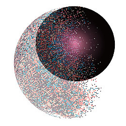 宇宙中吸收粒子的星球