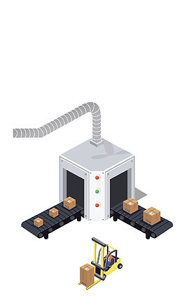 卡通创意传送带免抠图