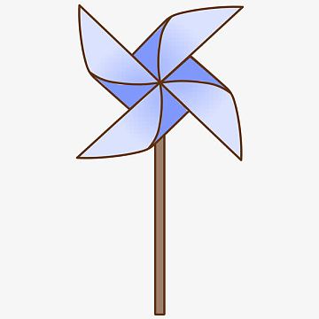 卡通创意风车素材_卡通创意风车图片元素-觅元素