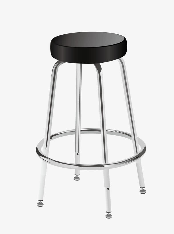 矢量卡通扁平化圆形椅子png